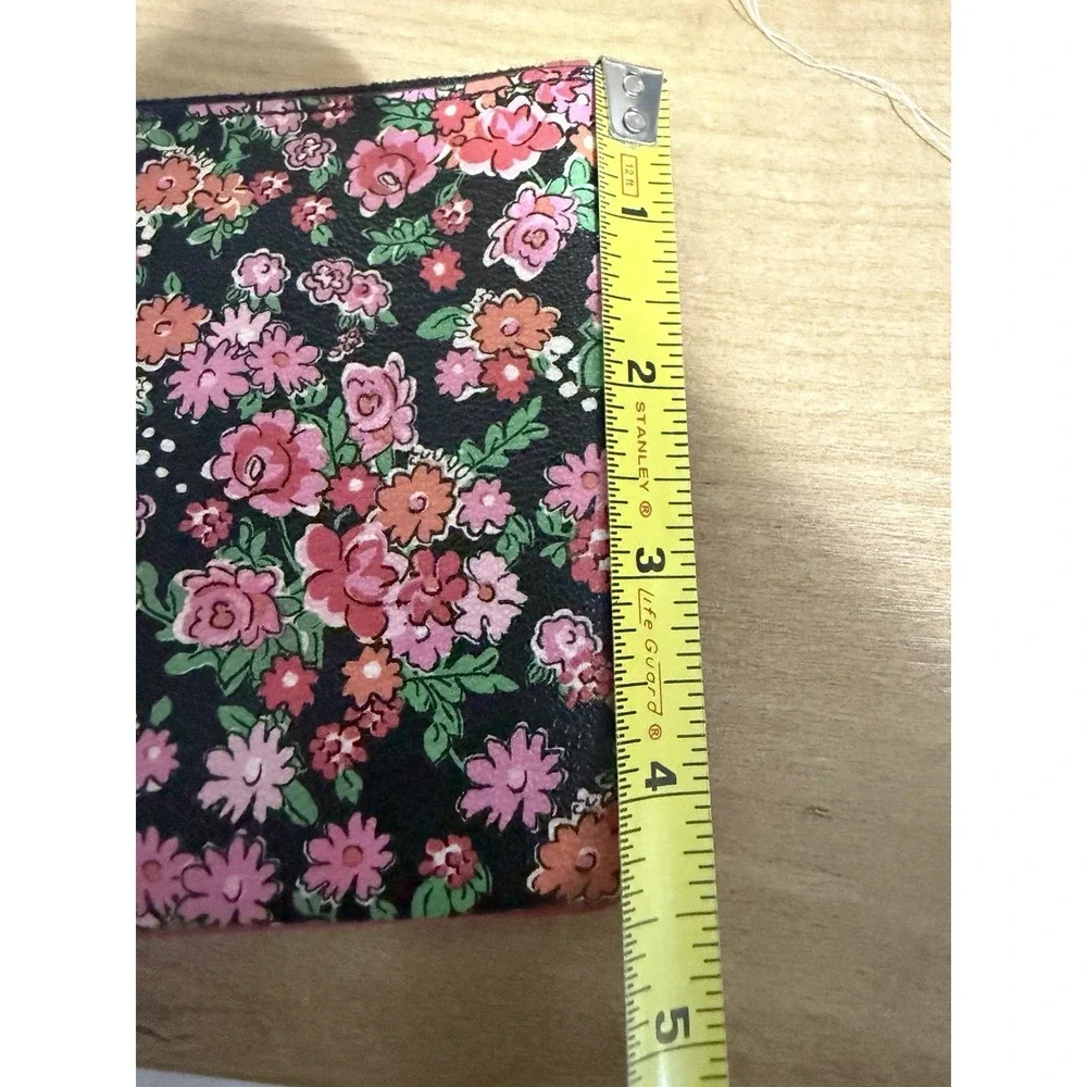 Coach Corner Zip Wristlet In Posey Cluster Floral Print Coated Canvas P